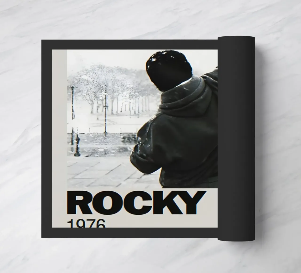 ROCKY 1976 deurmat van MVFminimalist