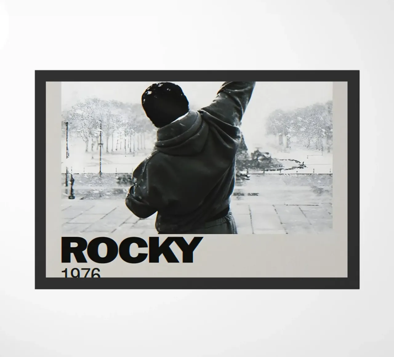 ROCKY 1976 deurmat van MVFminimalist