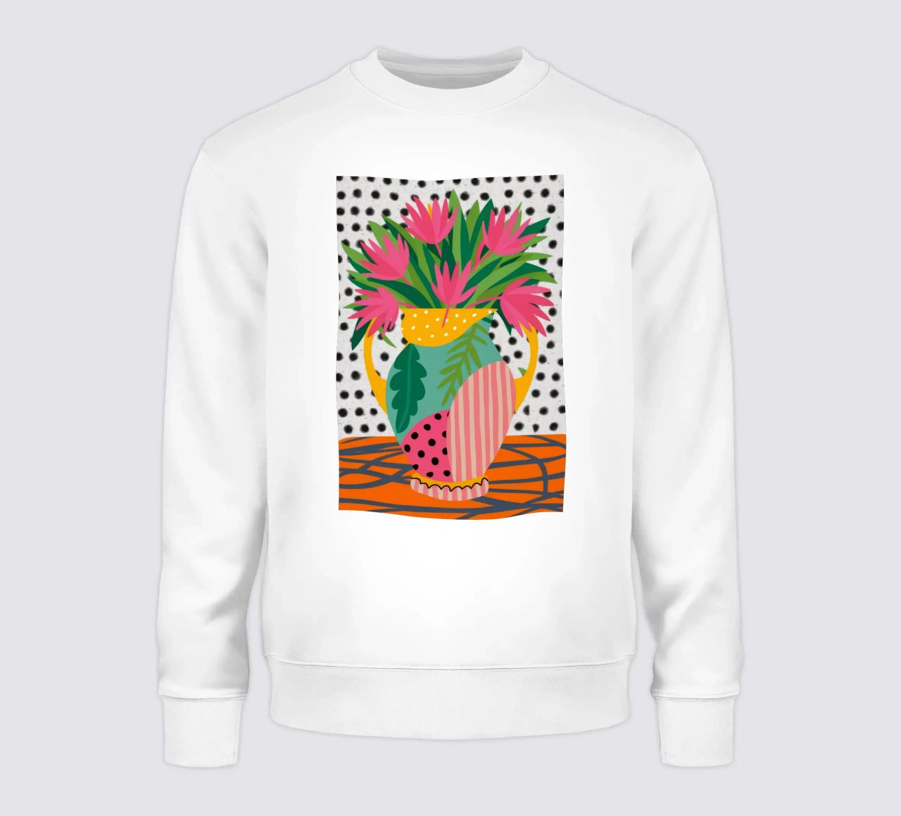 Vaso a righe Tulipano Pop felpa da Stone Decade