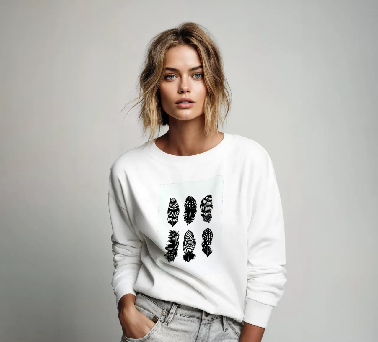 Feathers felpa da Goed Blauw