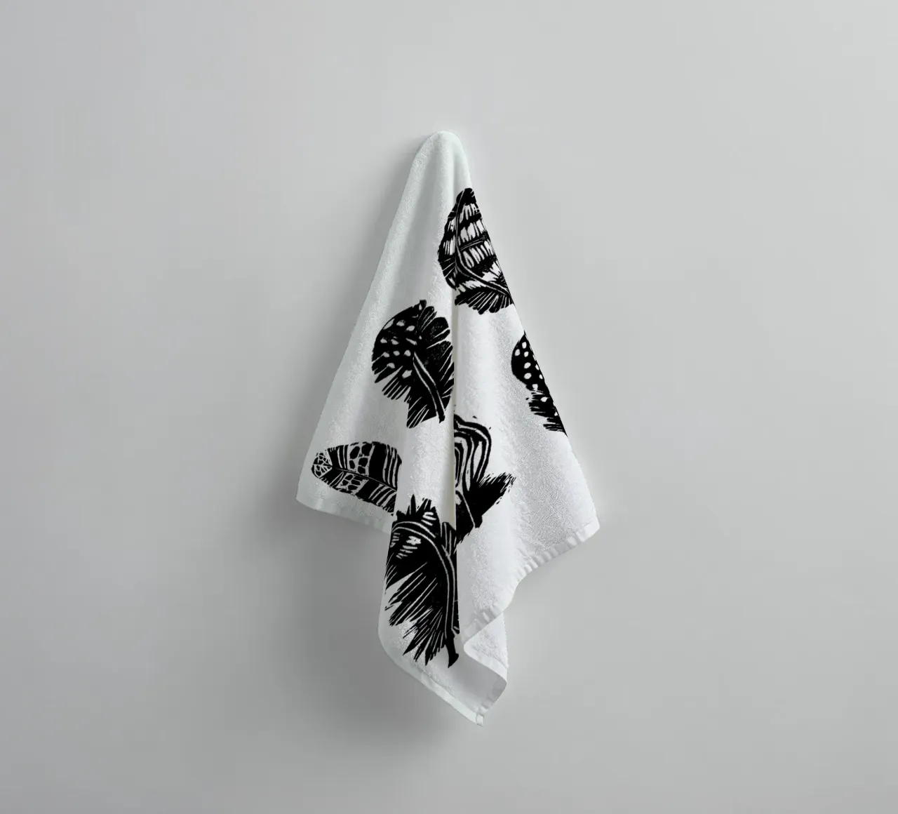 Feathers asciugamano da bagno da Goed Blauw