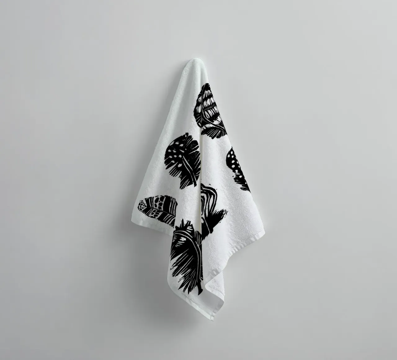 Feathers asciugamano da bagno da Goed Blauw