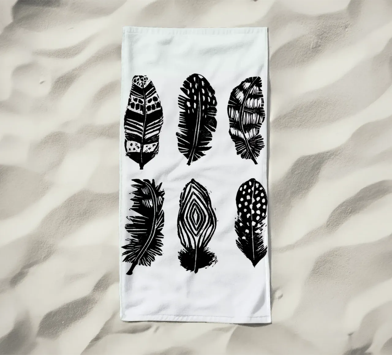 Feathers telo mare da Goed Blauw