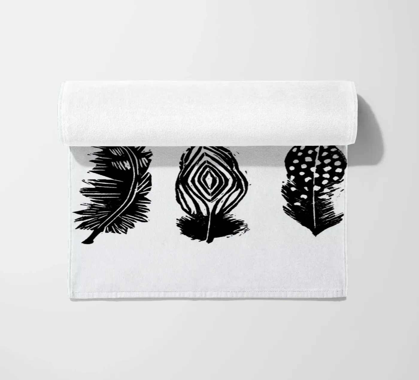 Feathers strandhanddoek van Goed Blauw