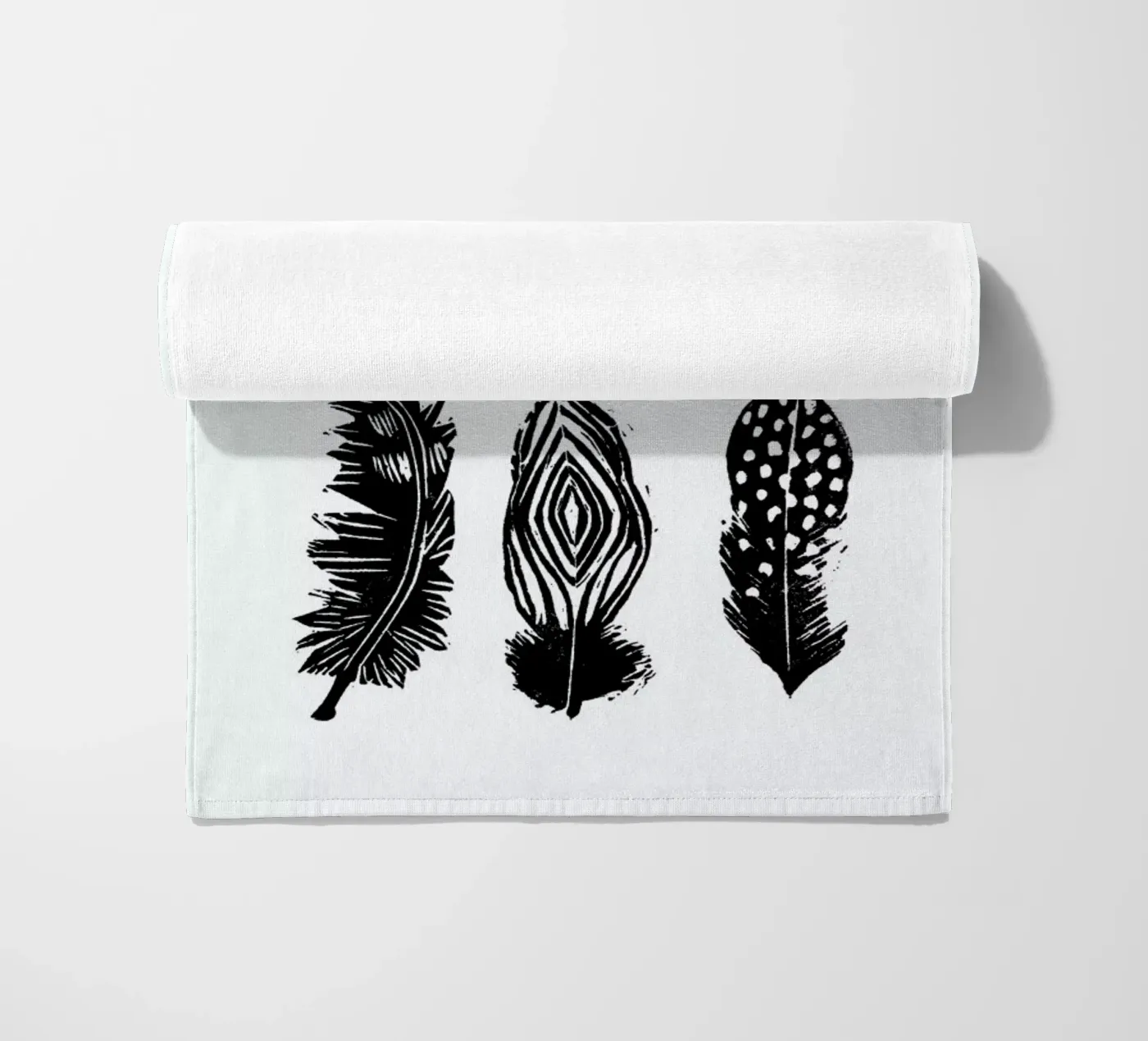 Feathers strandhanddoek van Goed Blauw