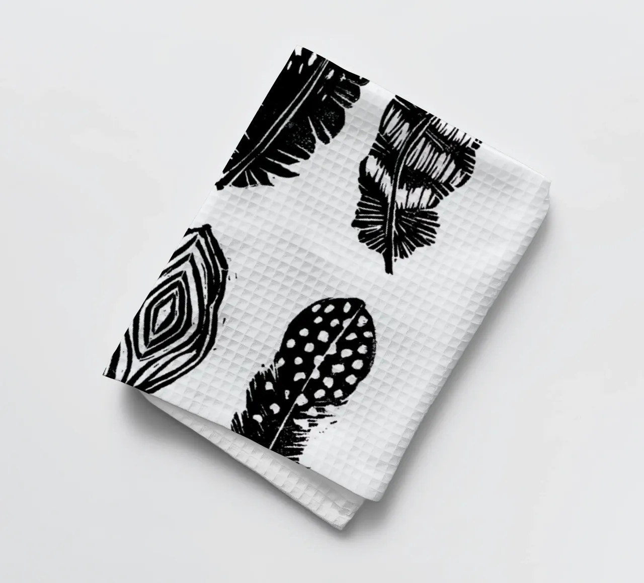 Feathers canovaccio da cucina da Goed Blauw