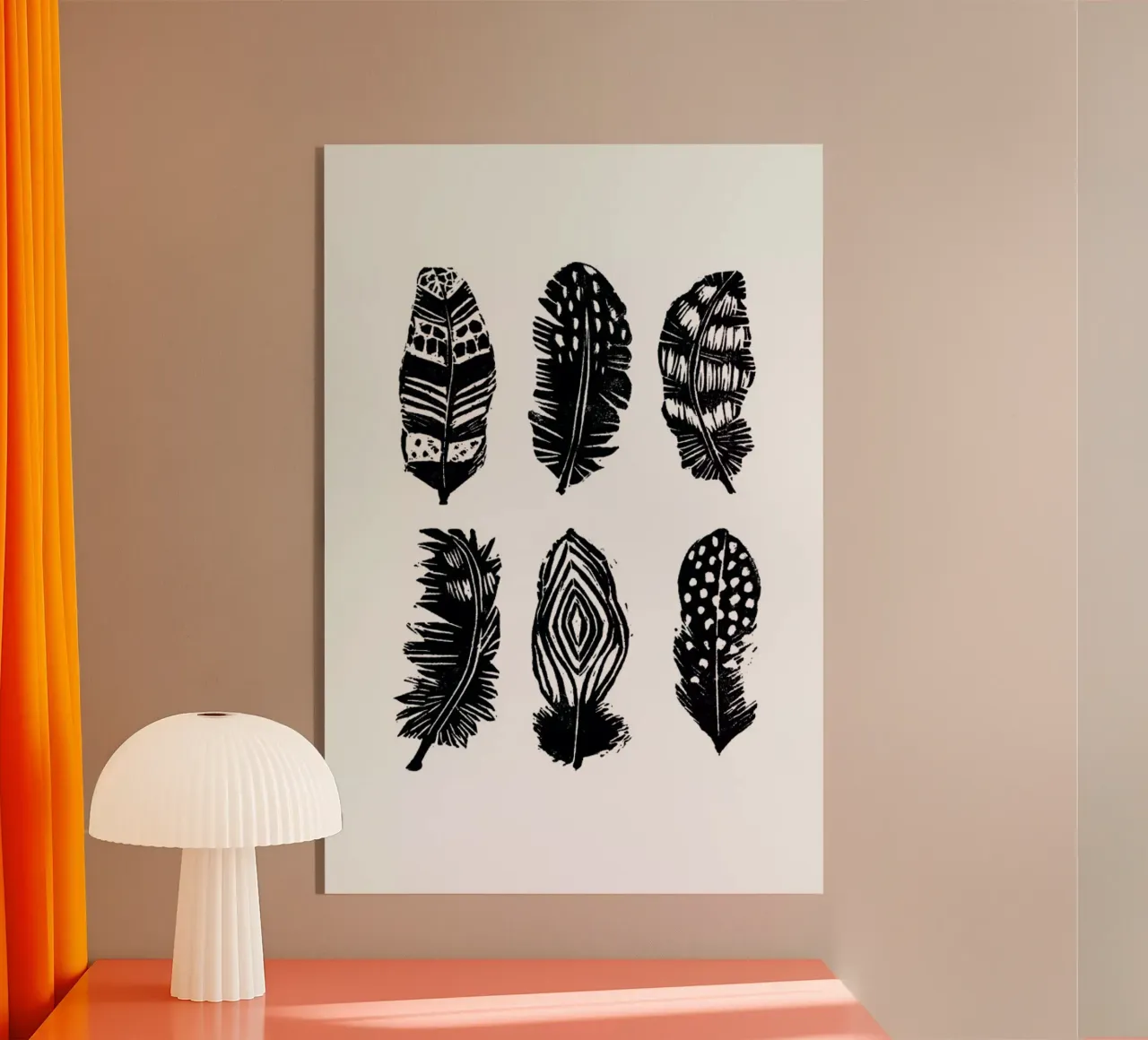 Feathers plexiglass da Goed Blauw