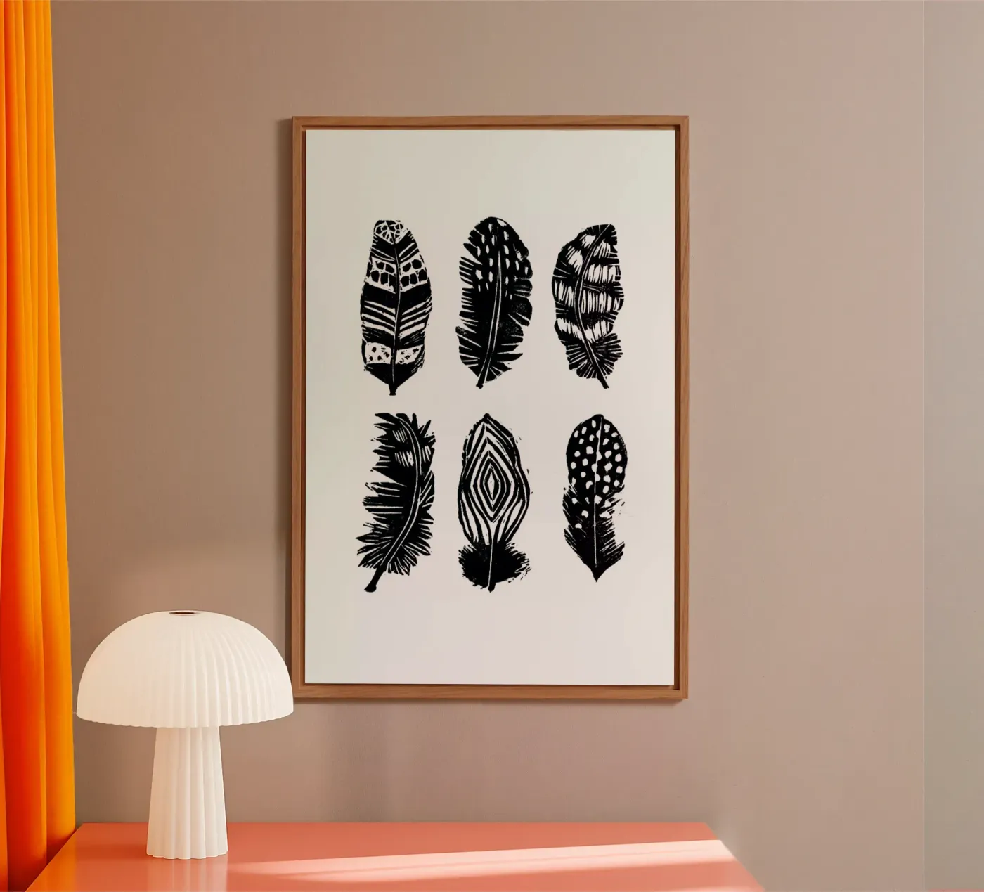Feathers forex plate by Goed Blauw