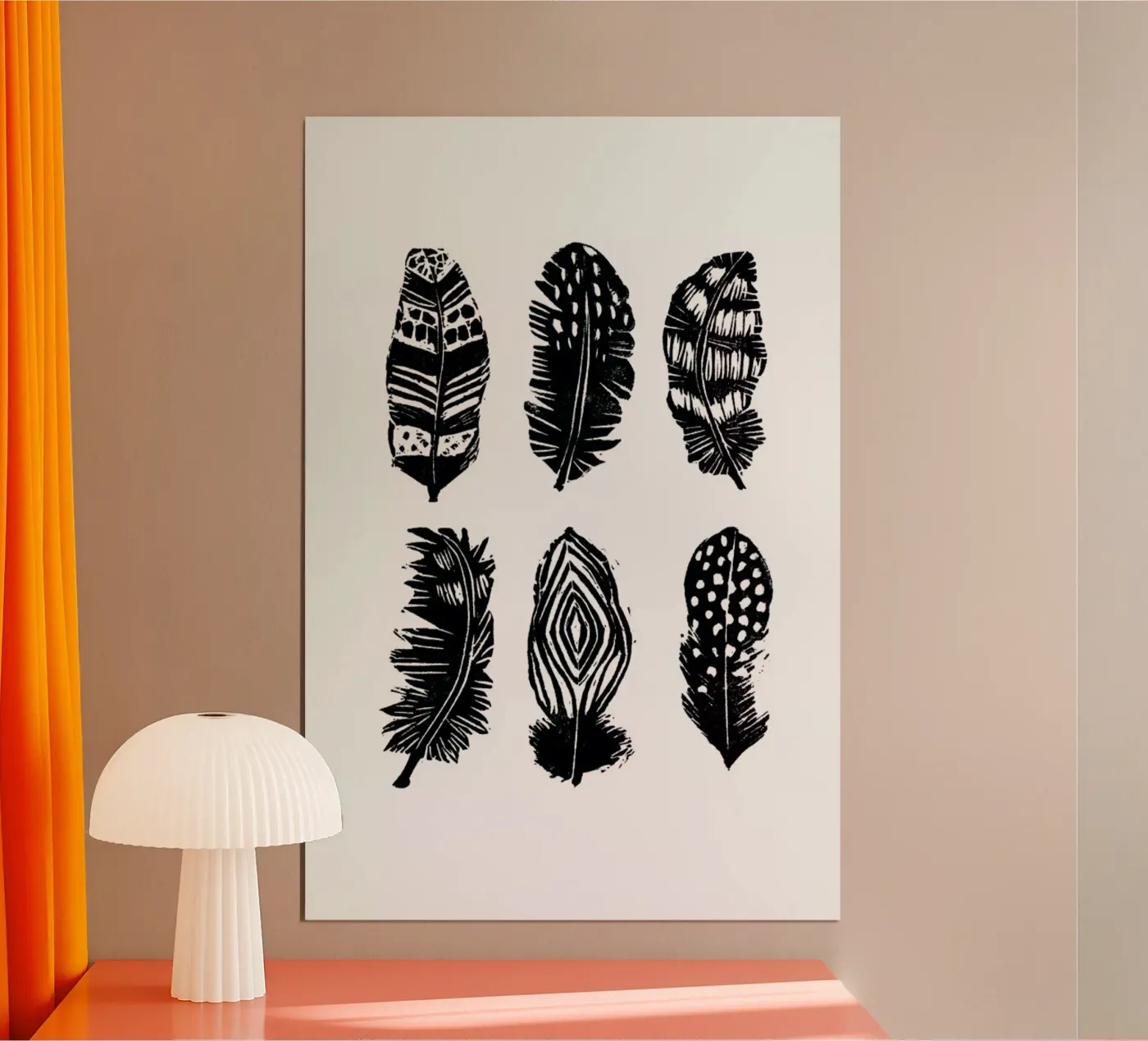 Feathers poster by Goed Blauw