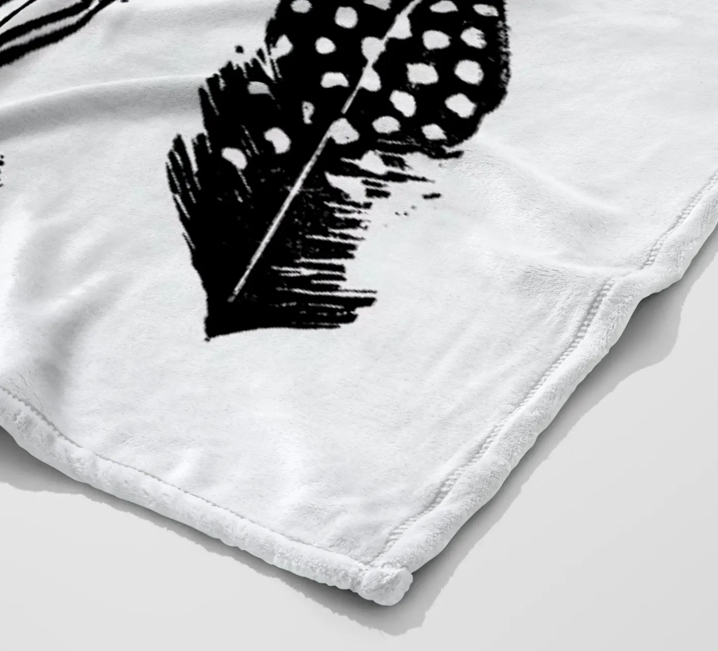 Feathers Fleecedecke von Goed Blauw