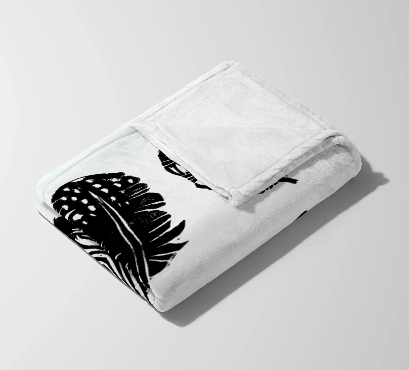 Feathers Fleecedecke von Goed Blauw