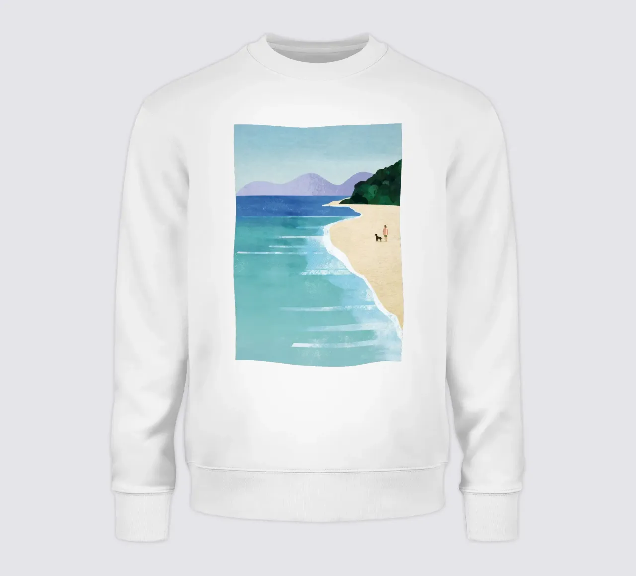 Ragazza da spiaggia II felpa da Band Merch
