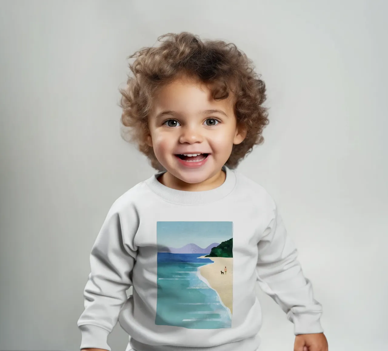 Ragazza da spiaggia II felpa neonato da Band Merch