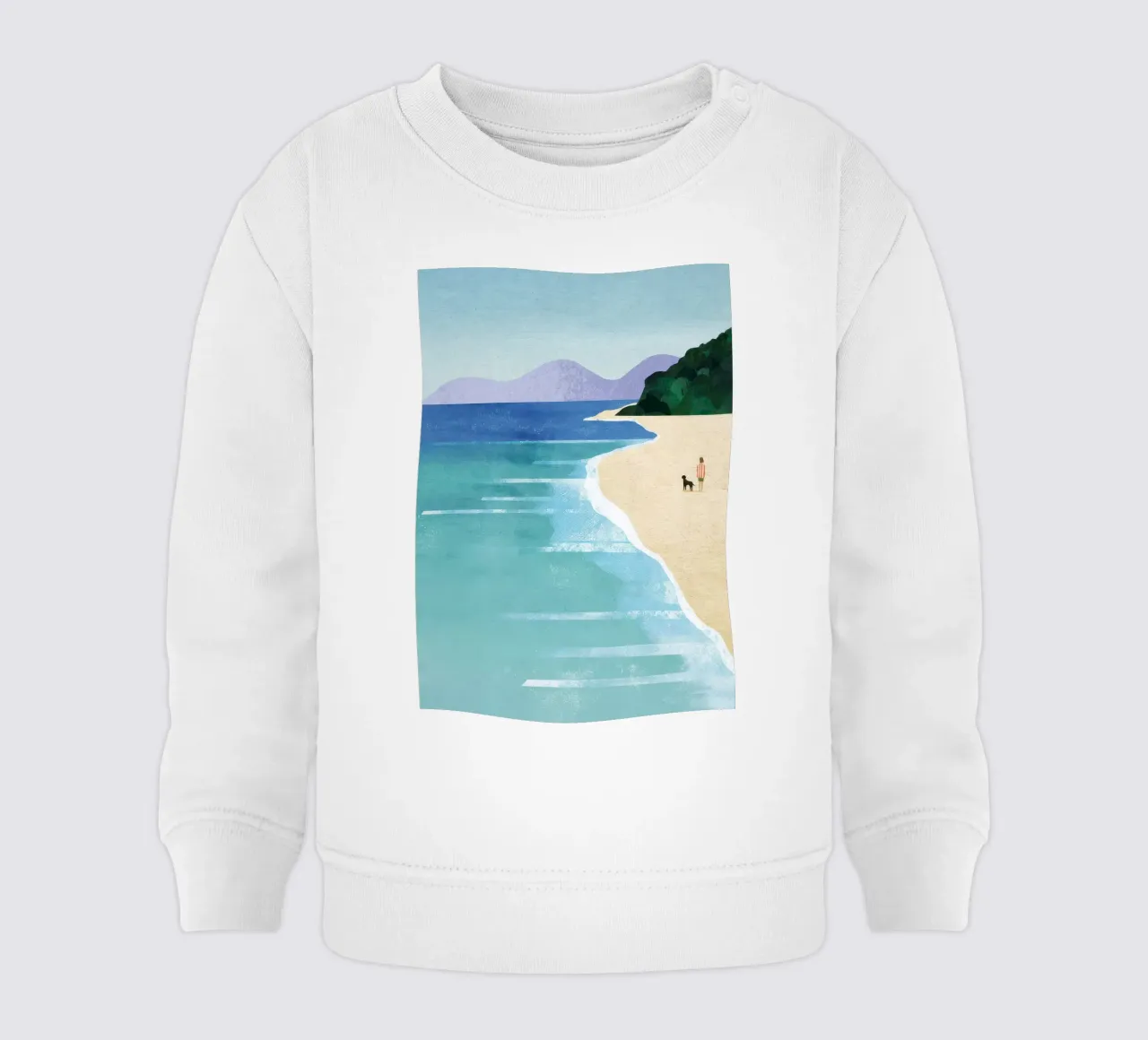 Ragazza da spiaggia II felpa neonato da Band Merch
