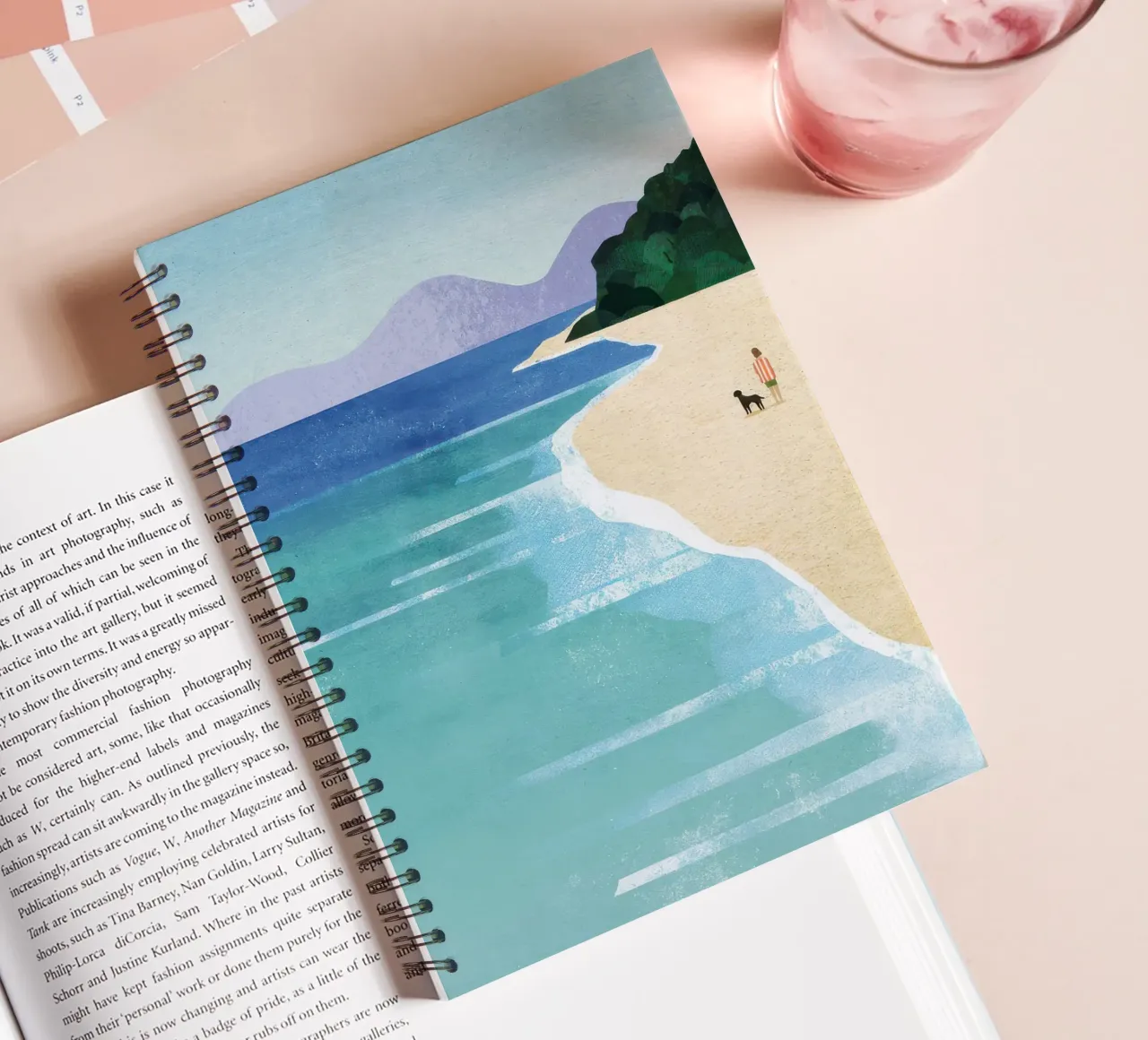 Fille de la plage II carnet à spirale de Band Merch