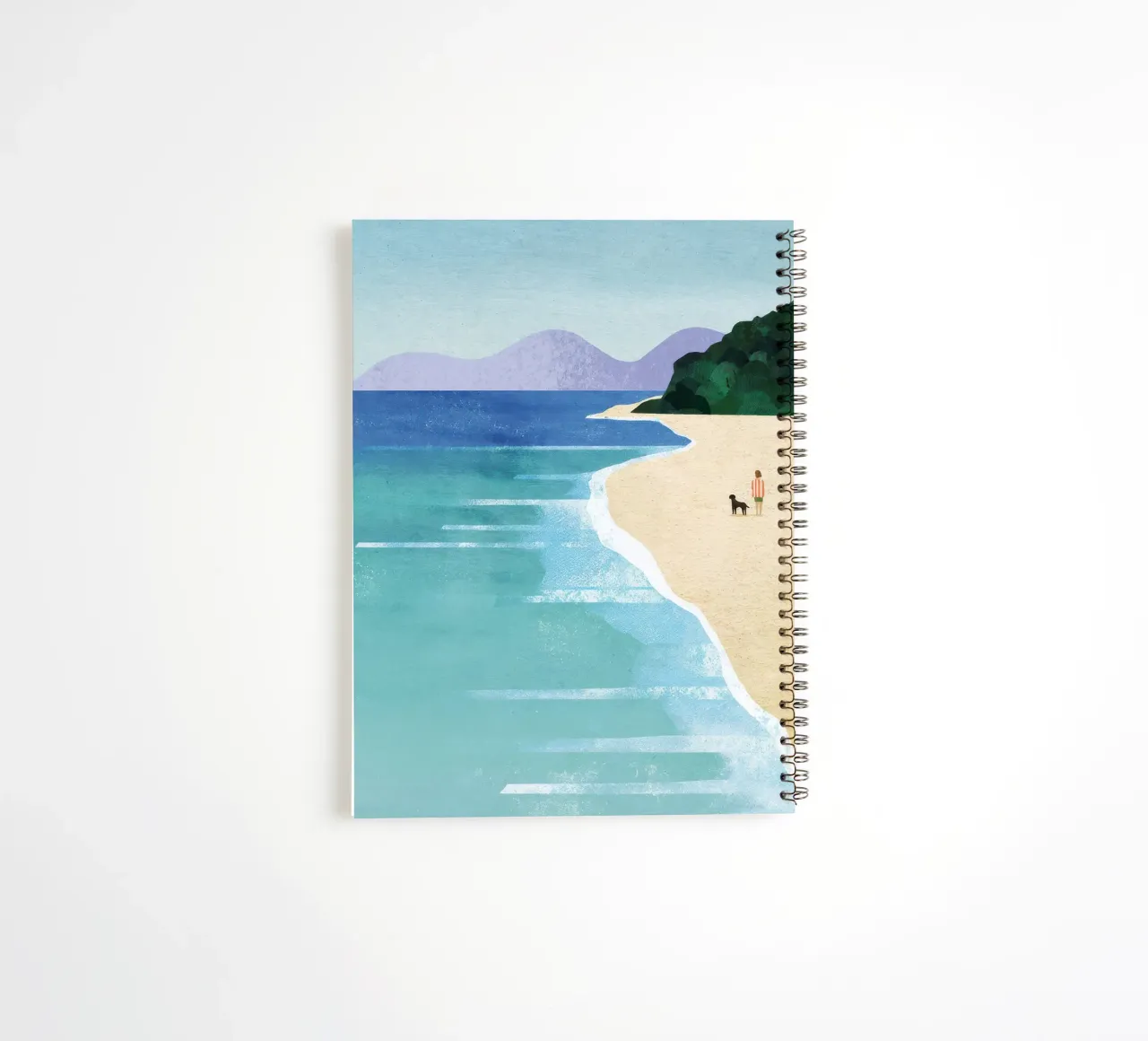 Fille de la plage II carnet à spirale de Band Merch