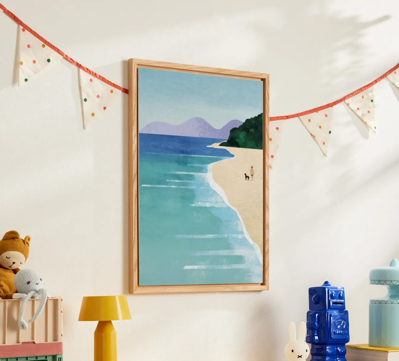 Ragazza da spiaggia II plexiglass da Band Merch