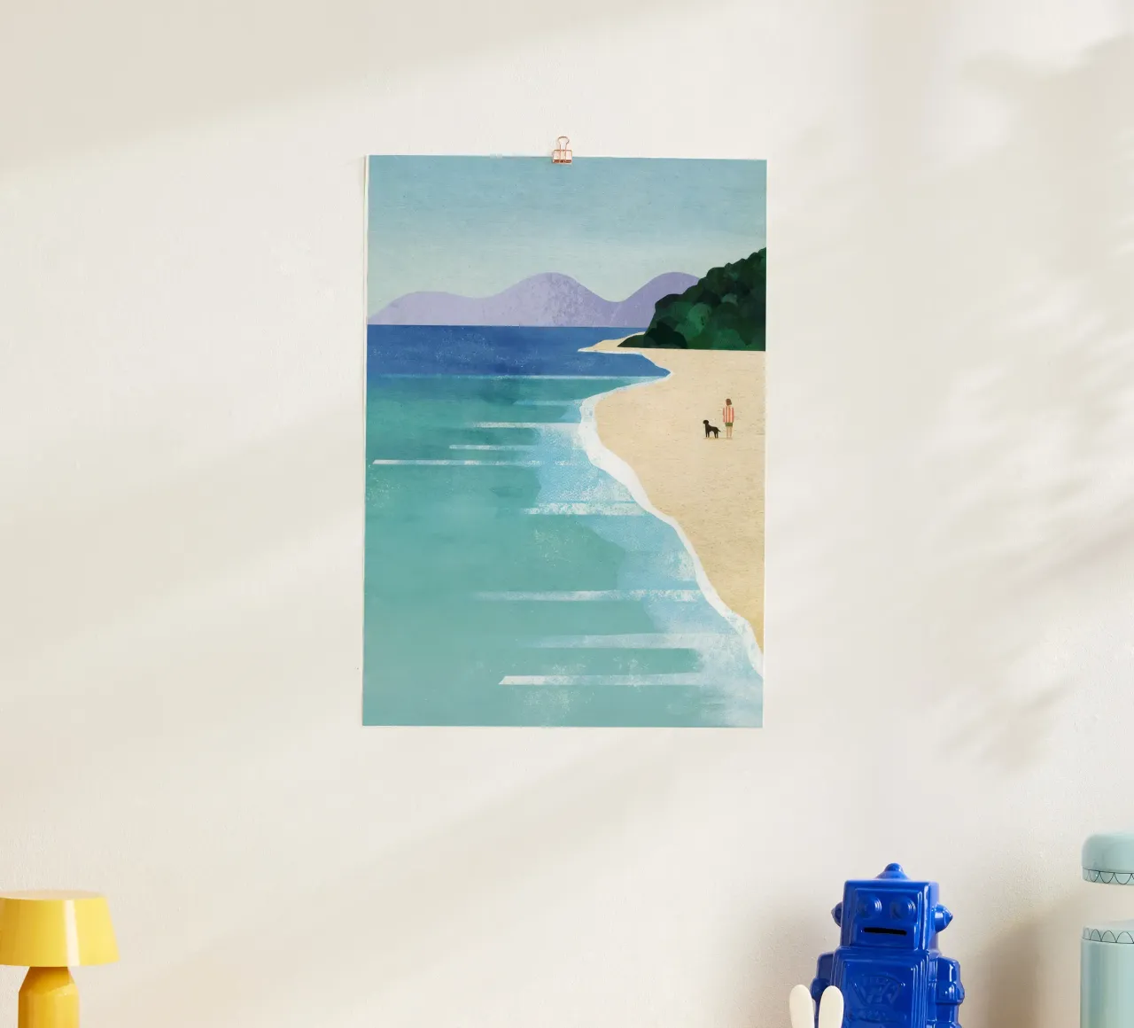 Ragazza da spiaggia II carta hahnemühle da Band Merch