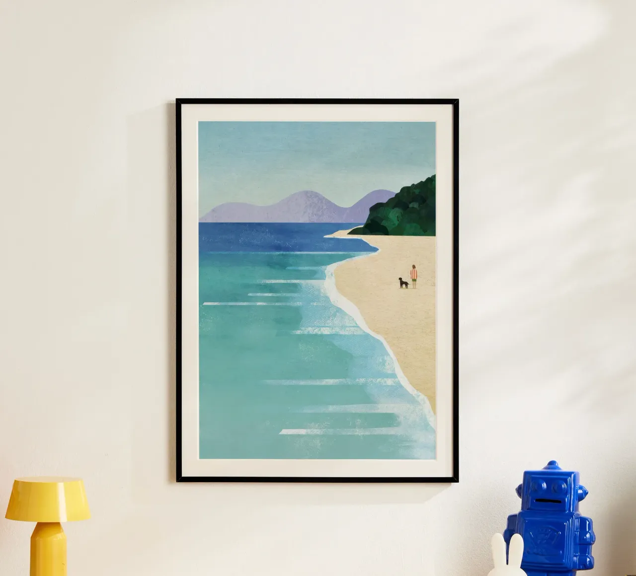 Ragazza da spiaggia II carta hahnemühle da Band Merch