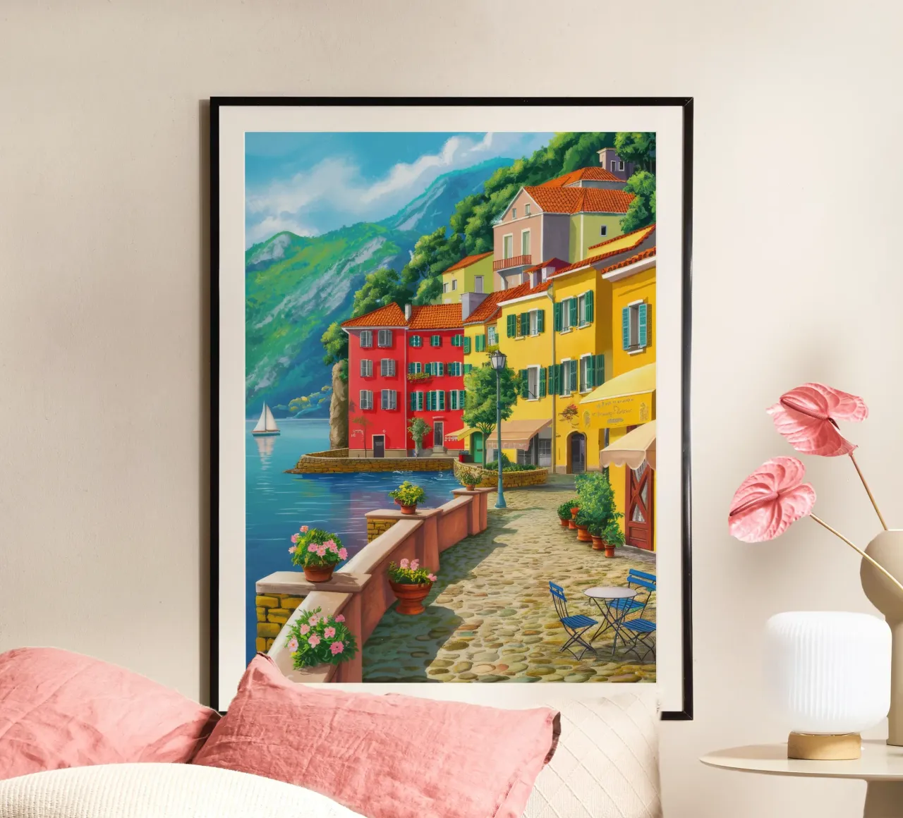 Positano Harbor View hahnemühle by FadeAura