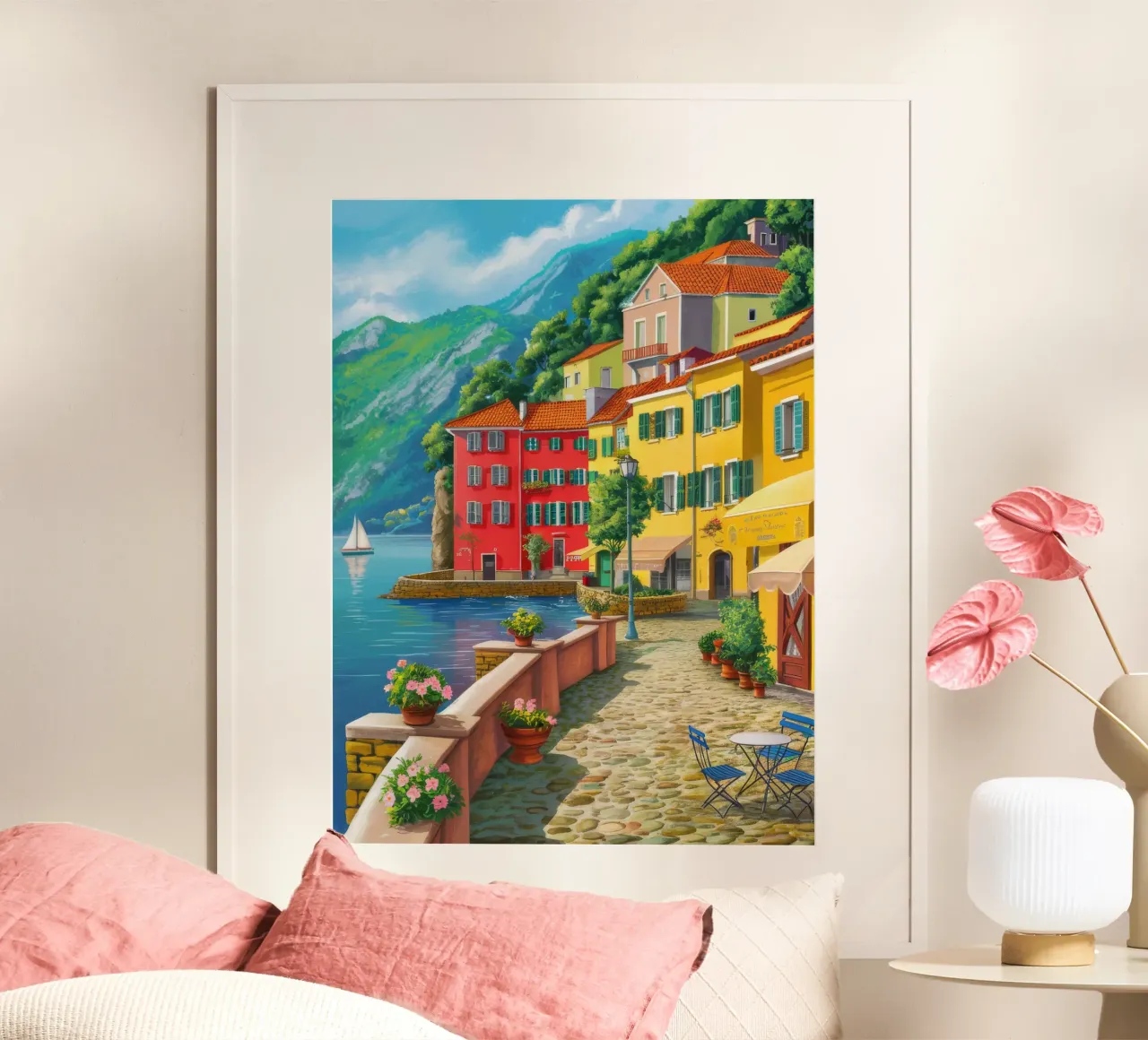 Positano Harbor View hahnemühle by FadeAura