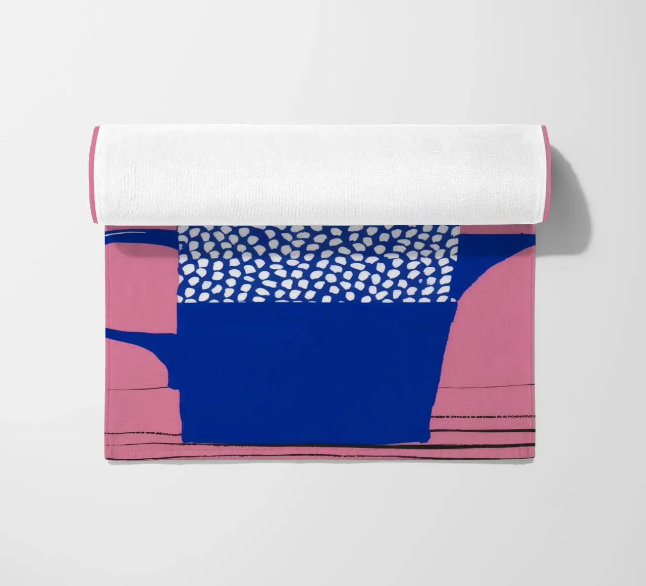 Pianta a pois blu telo mare da Muse Artworks