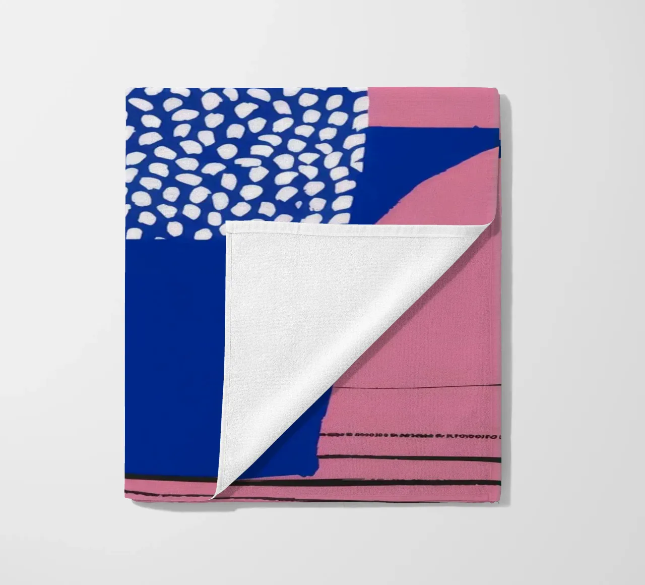 Pianta a pois blu telo mare da Muse Artworks
