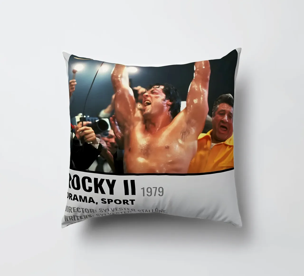 ROCKY II 1979 cuscino da MVFminimalist