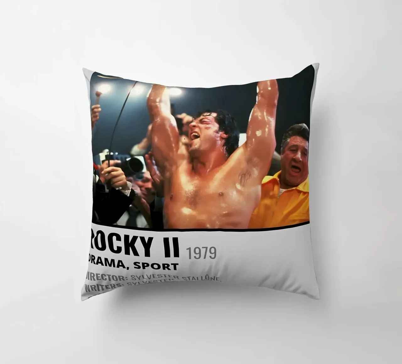 ROCKY II 1979 cuscino da MVFminimalist