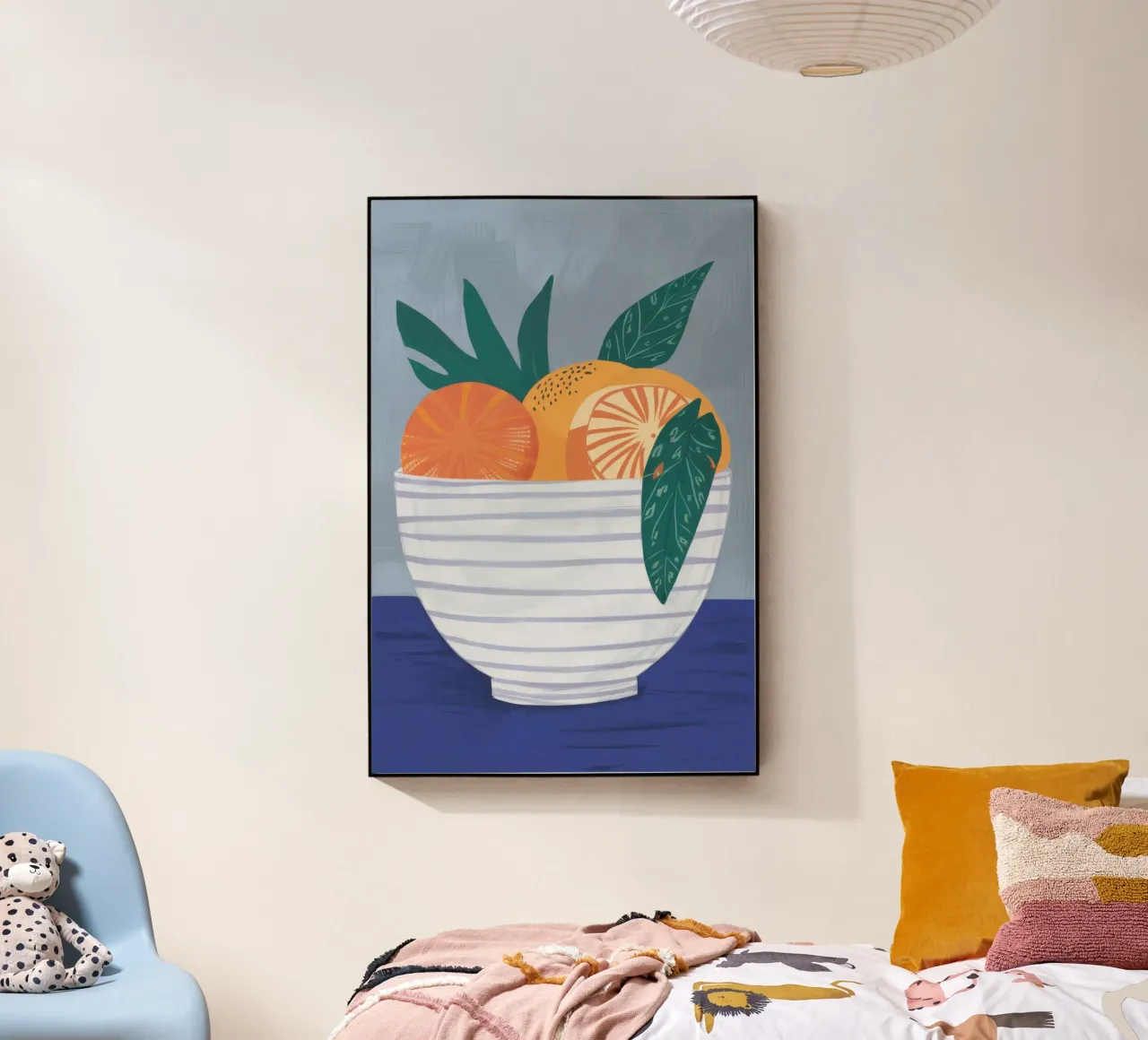 Bols d'oranges rayés plexiglas de Haven Fantasy