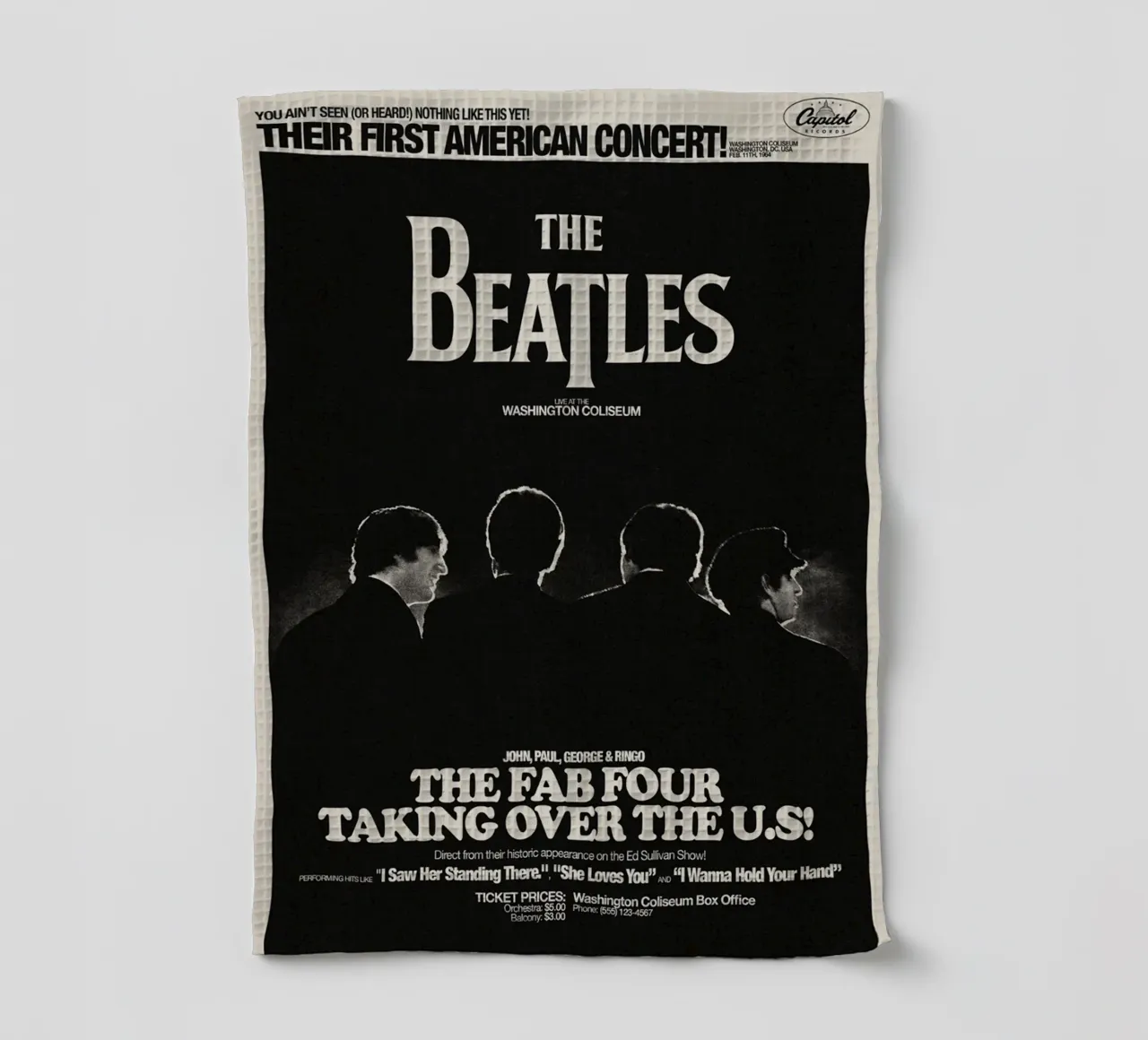 Beatles Forever In Sound torchon de nabcu