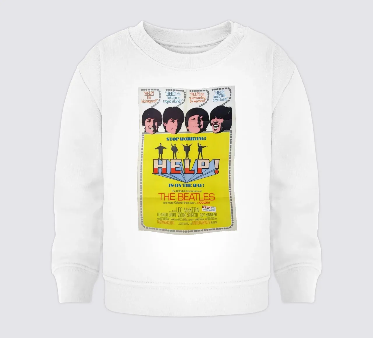 L'amore dal vivo dei Beatles felpa neonato da nabcu
