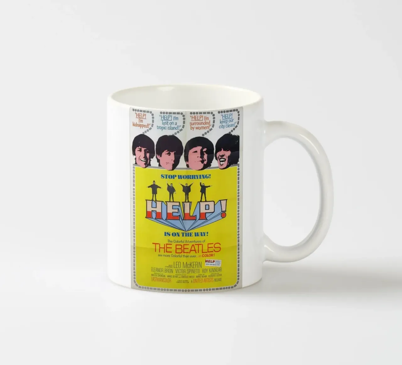 L'amore dal vivo dei Beatles tazza in ceramica da nabcu