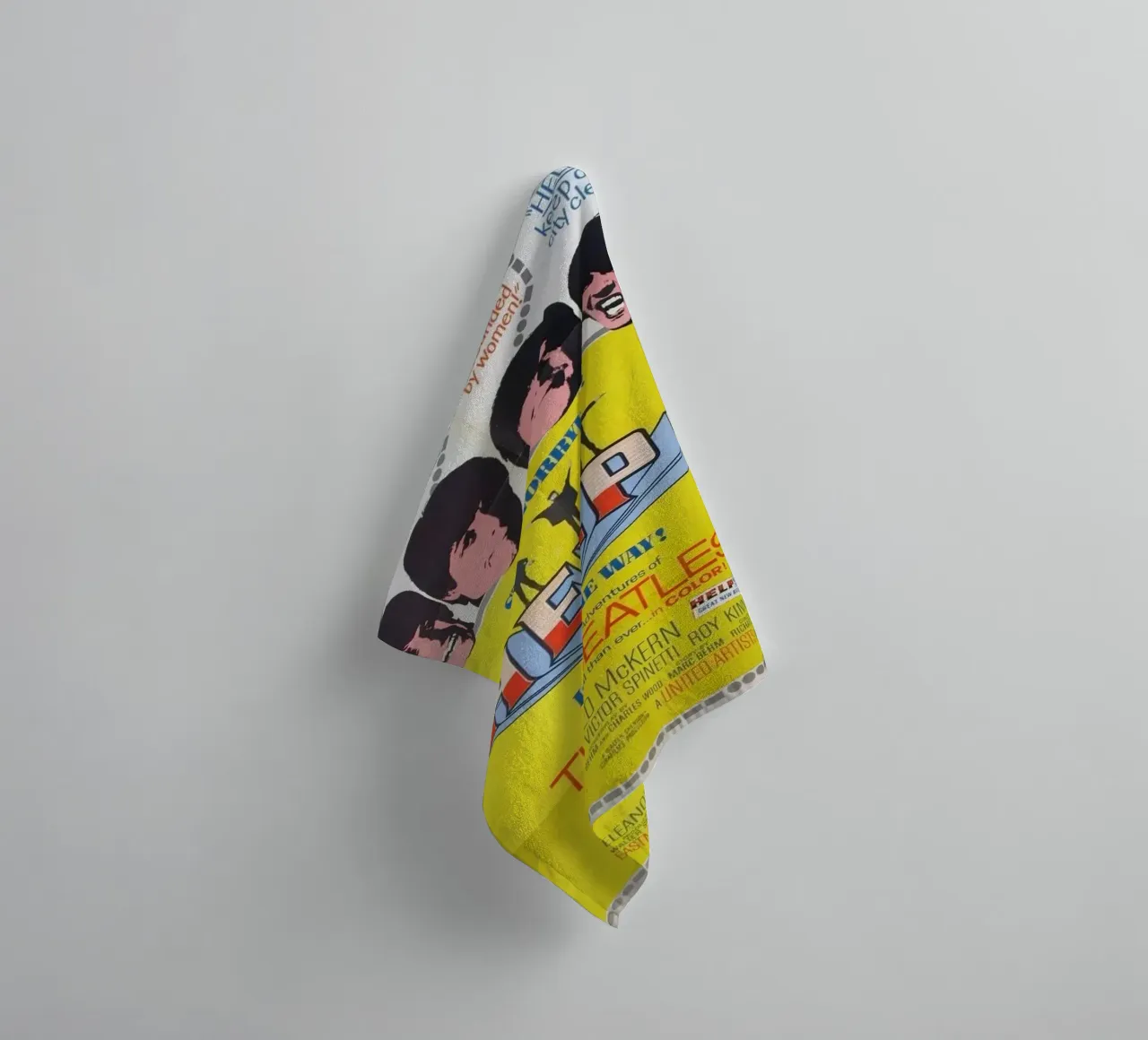 L'amore dal vivo dei Beatles asciugamano da bagno da nabcu