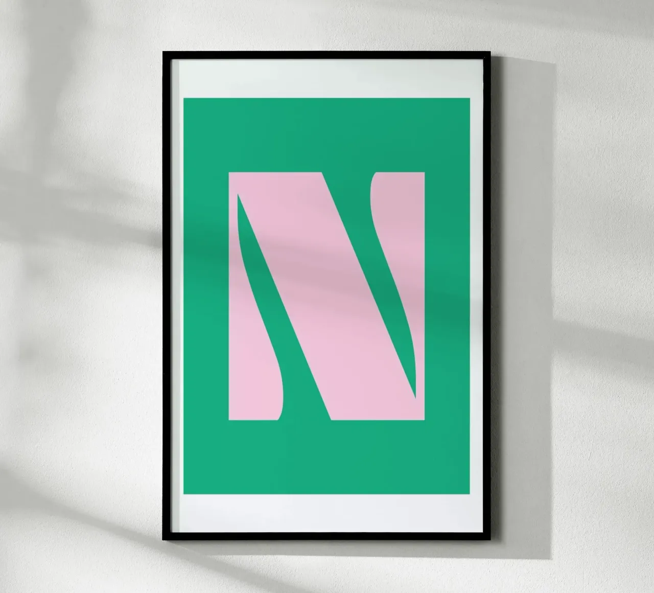 Colorful N poster da Mottos by Sinan Saydik
