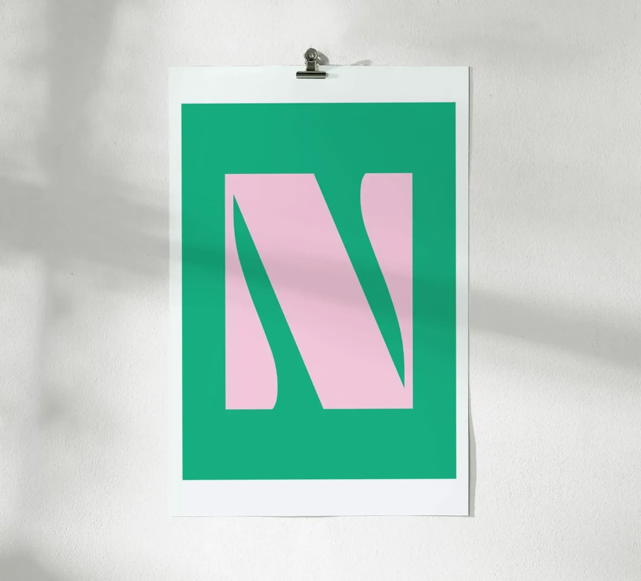 Colorful N poster da Mottos by Sinan Saydik