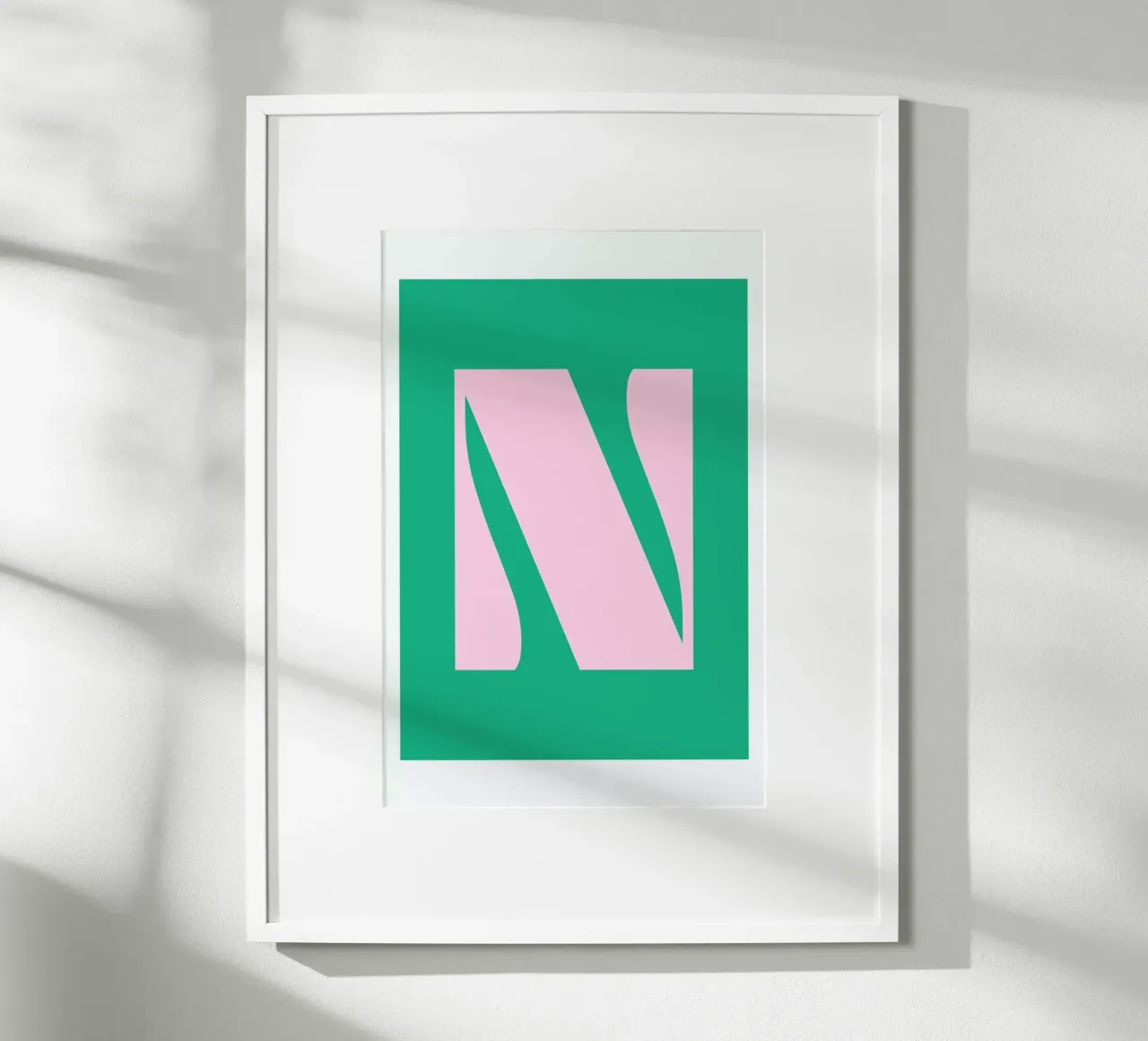Colorful N poster da Mottos by Sinan Saydik