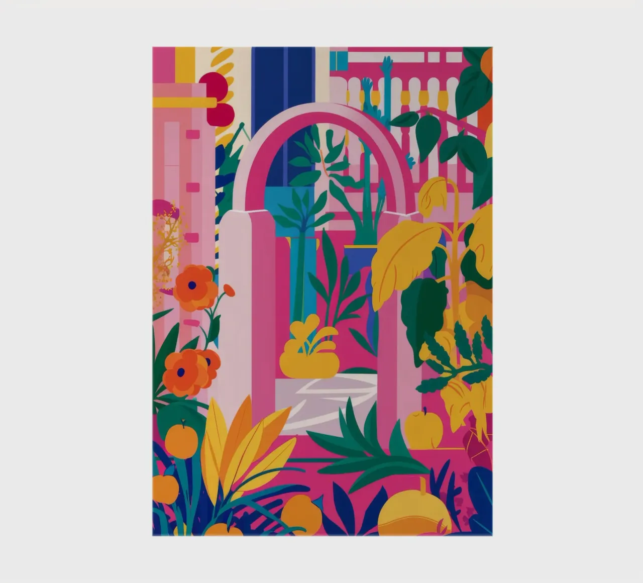 Arched Garden Cat notebook by Stone Decade