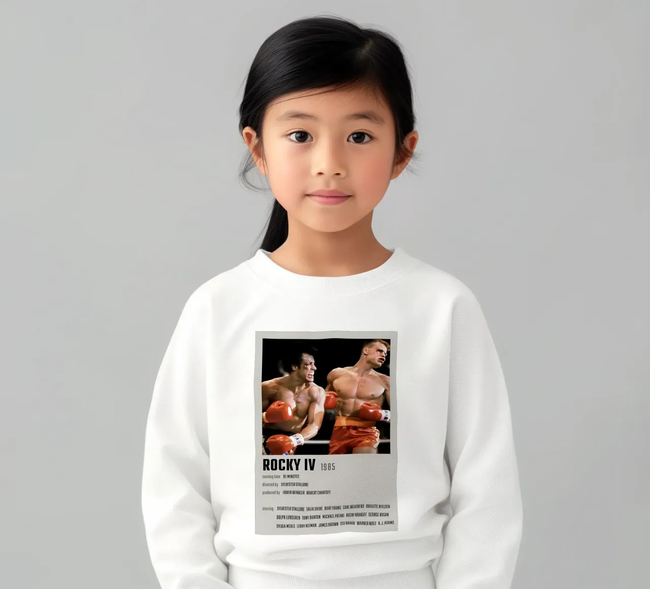 ROCKY IV 1985 felpa bambino da MVFminimalist