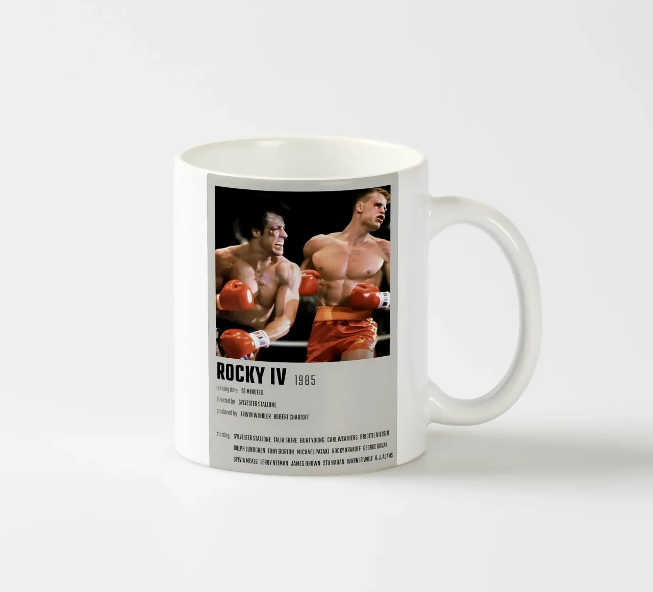 ROCKY IV 1985 tazza in ceramica da MVFminimalist