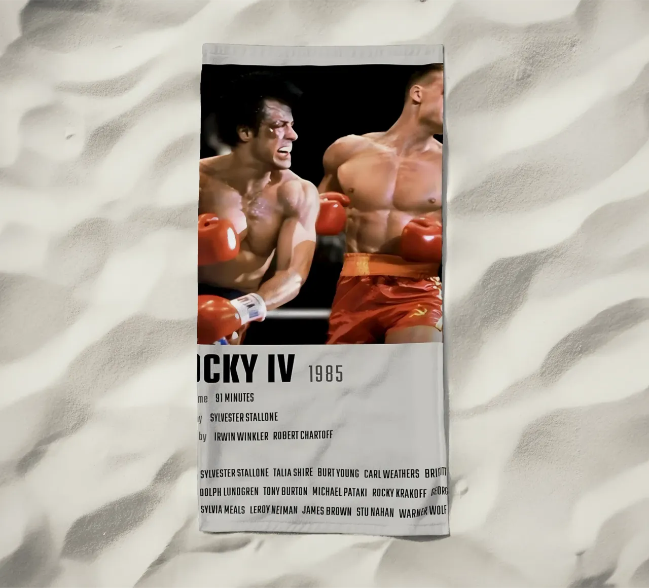 ROCKY IV 1985 telo mare da MVFminimalist