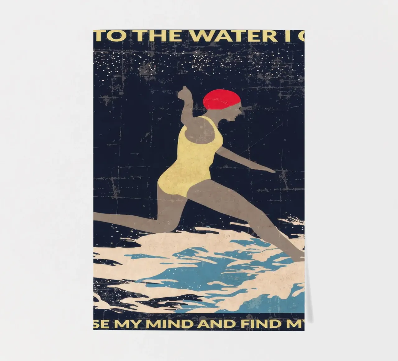 Tutto ti ucciderà quindi scegli qualcosa di divertente Surfing Ske foglio adesivo da Beauty wall