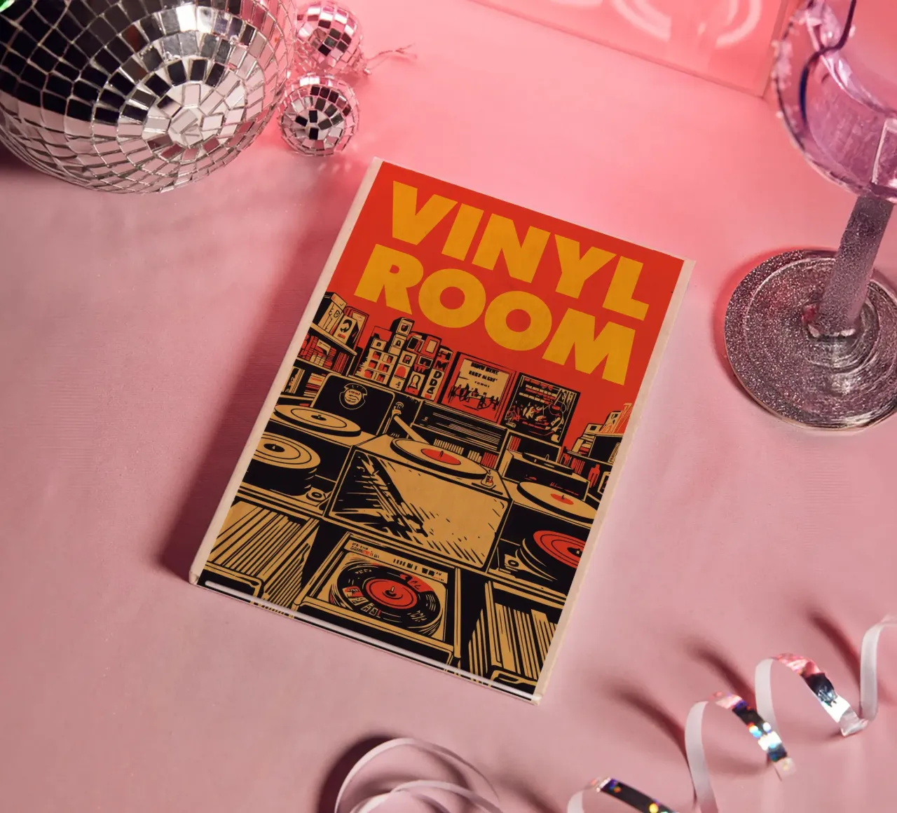 Camera in vinile diario da Beauty wall