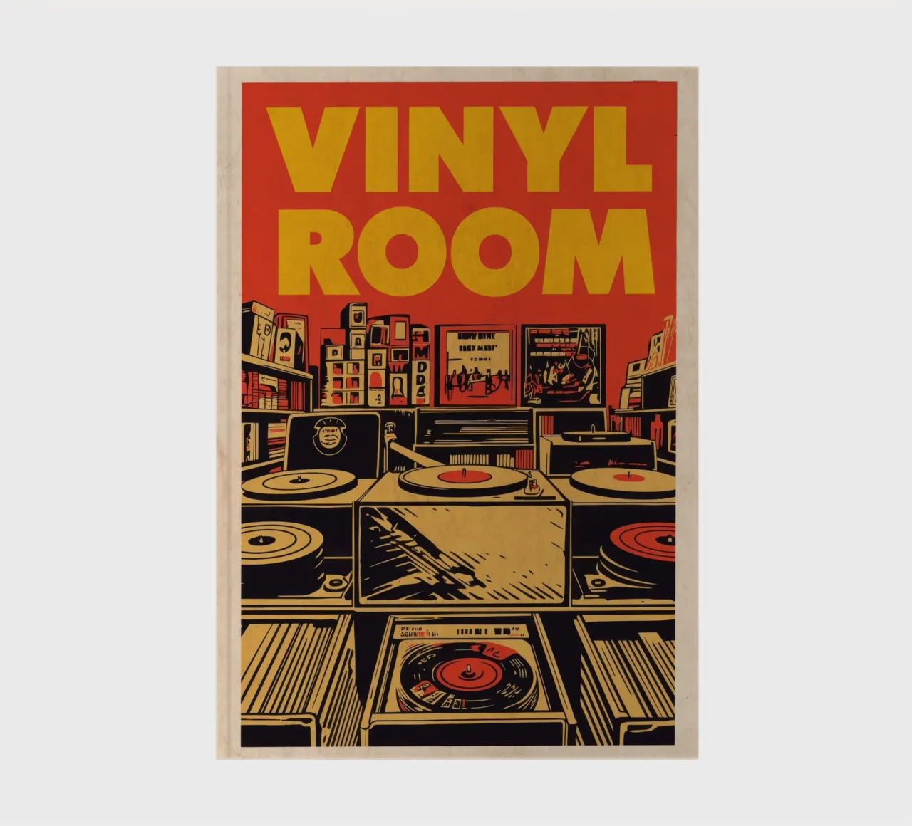 Camera in vinile diario da Beauty wall
