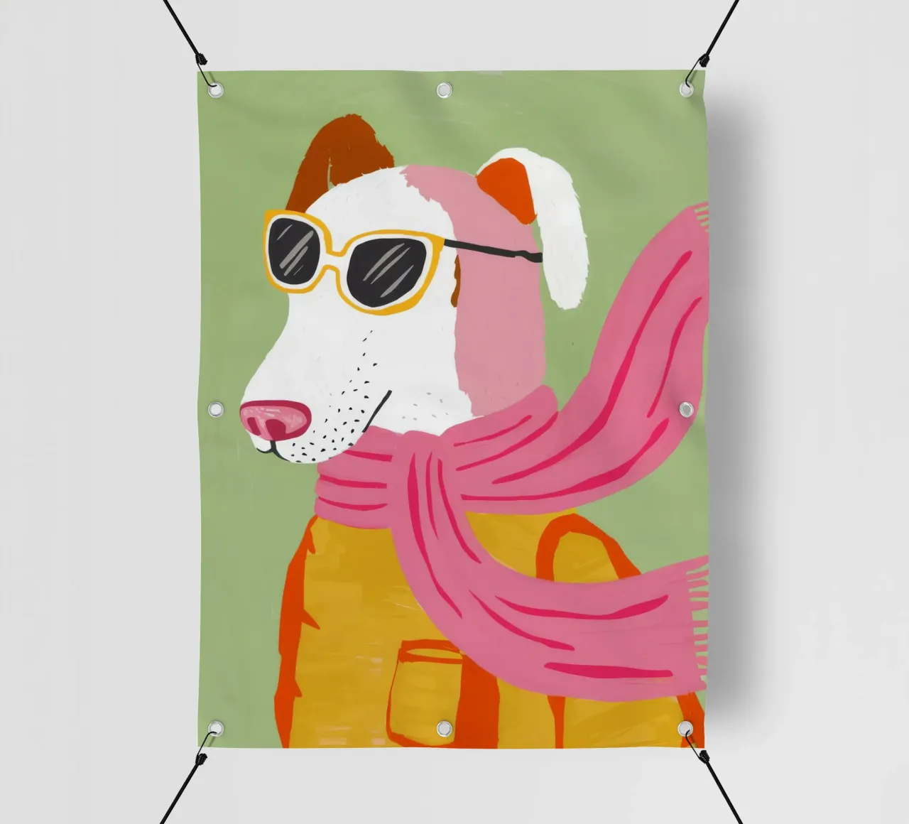 Sciarpa canina Swagger telo in pvc da Stone Decade
