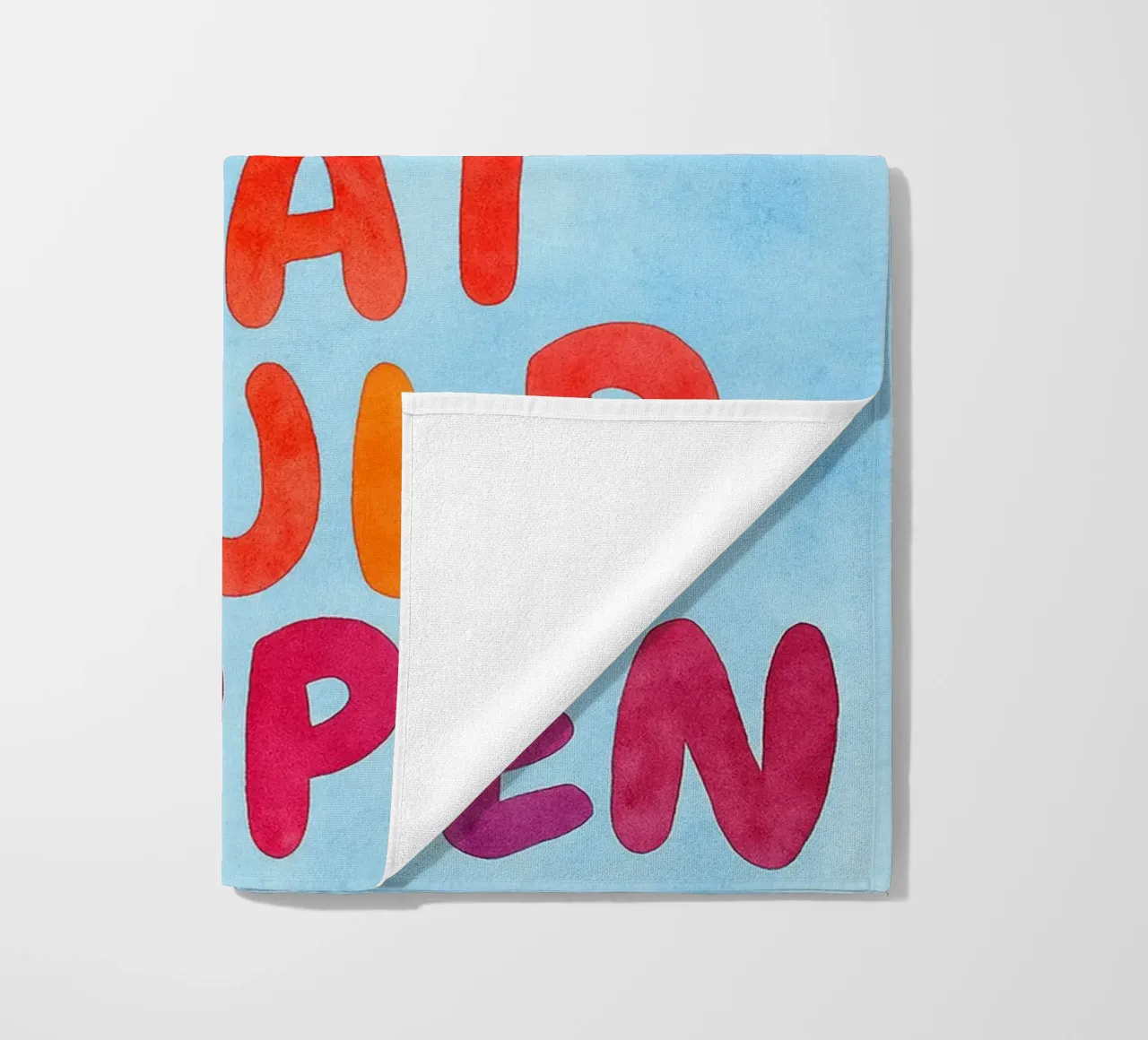 Qu'est-ce qui pourrait arriver de mieux ? serviette de plage de onelove