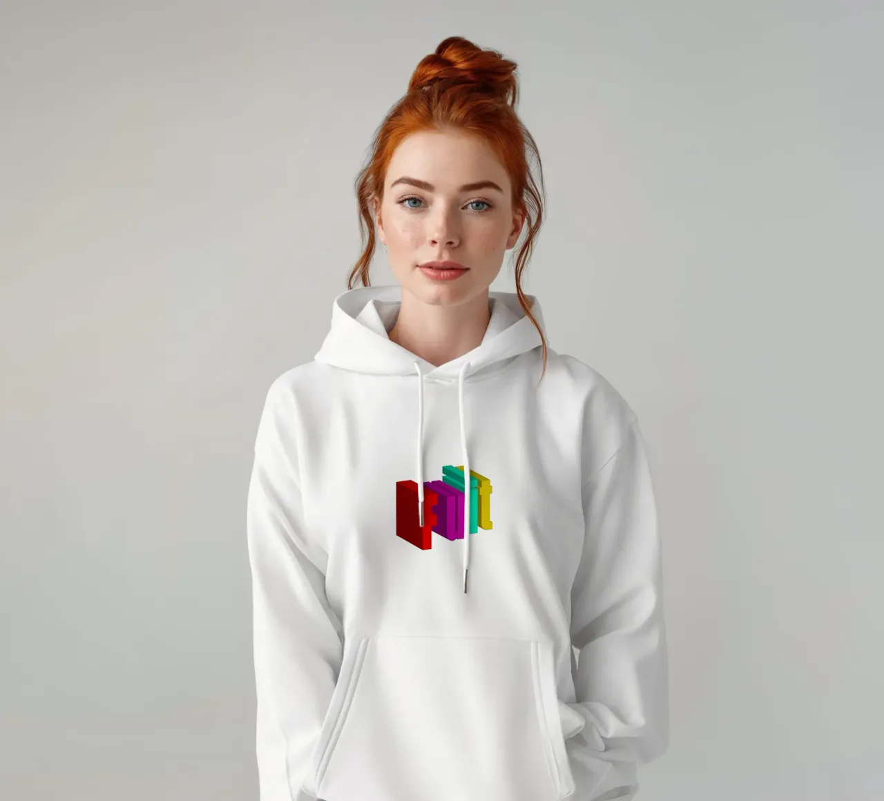 Frutta Typo Stile colorato felpa con cappuccio da Urban Life