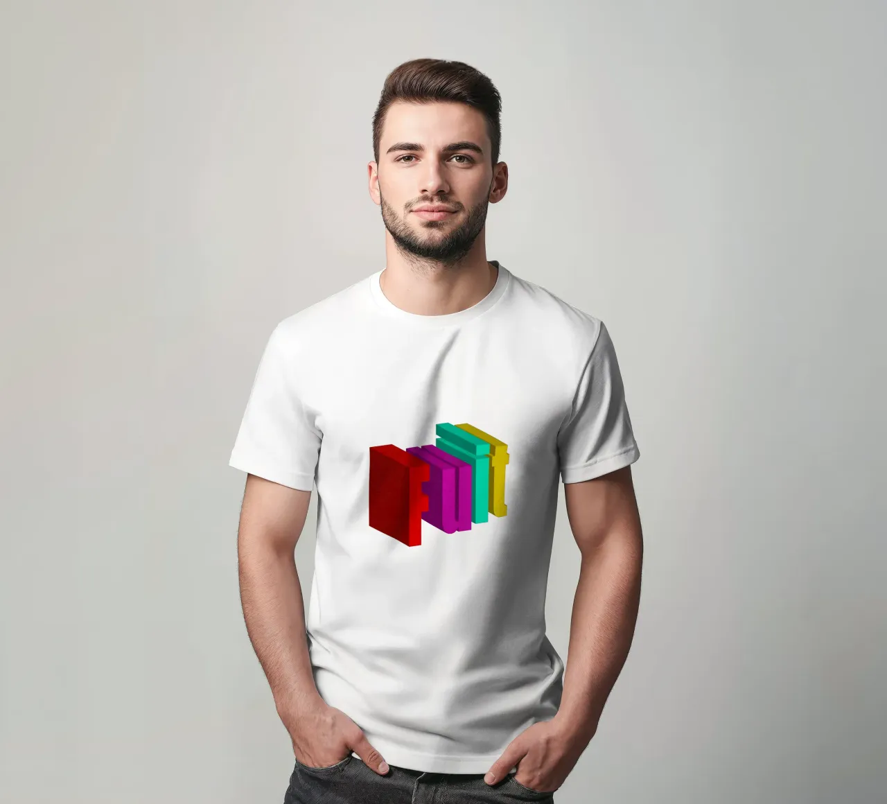 Frutta Typo Stile colorato t-shirt da Urban Life
