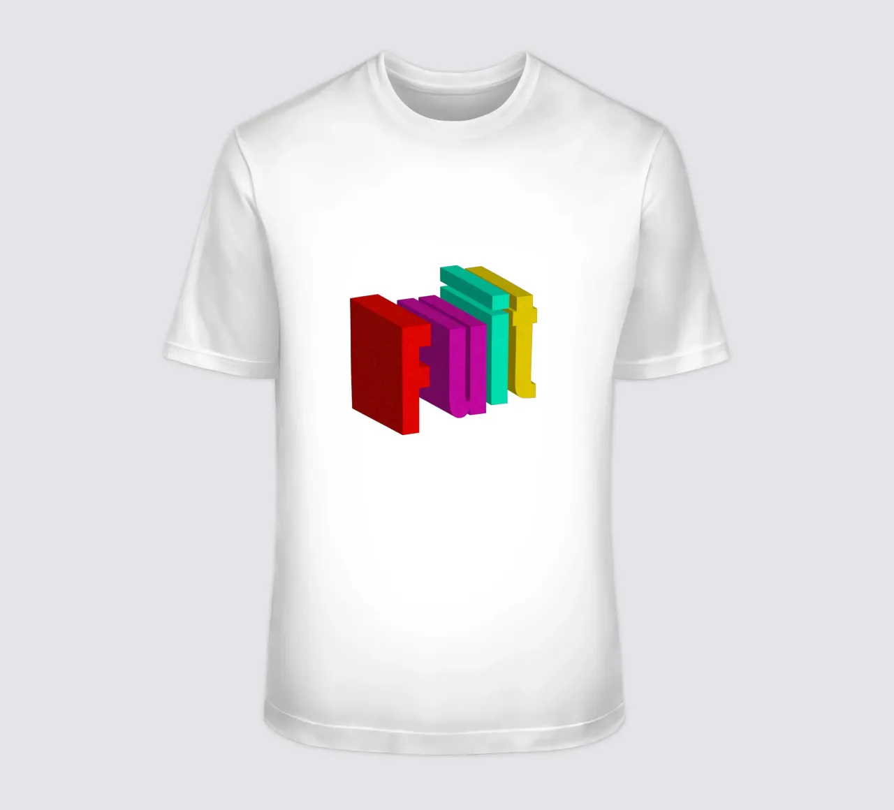 Frutta Typo Stile colorato t-shirt da Urban Life