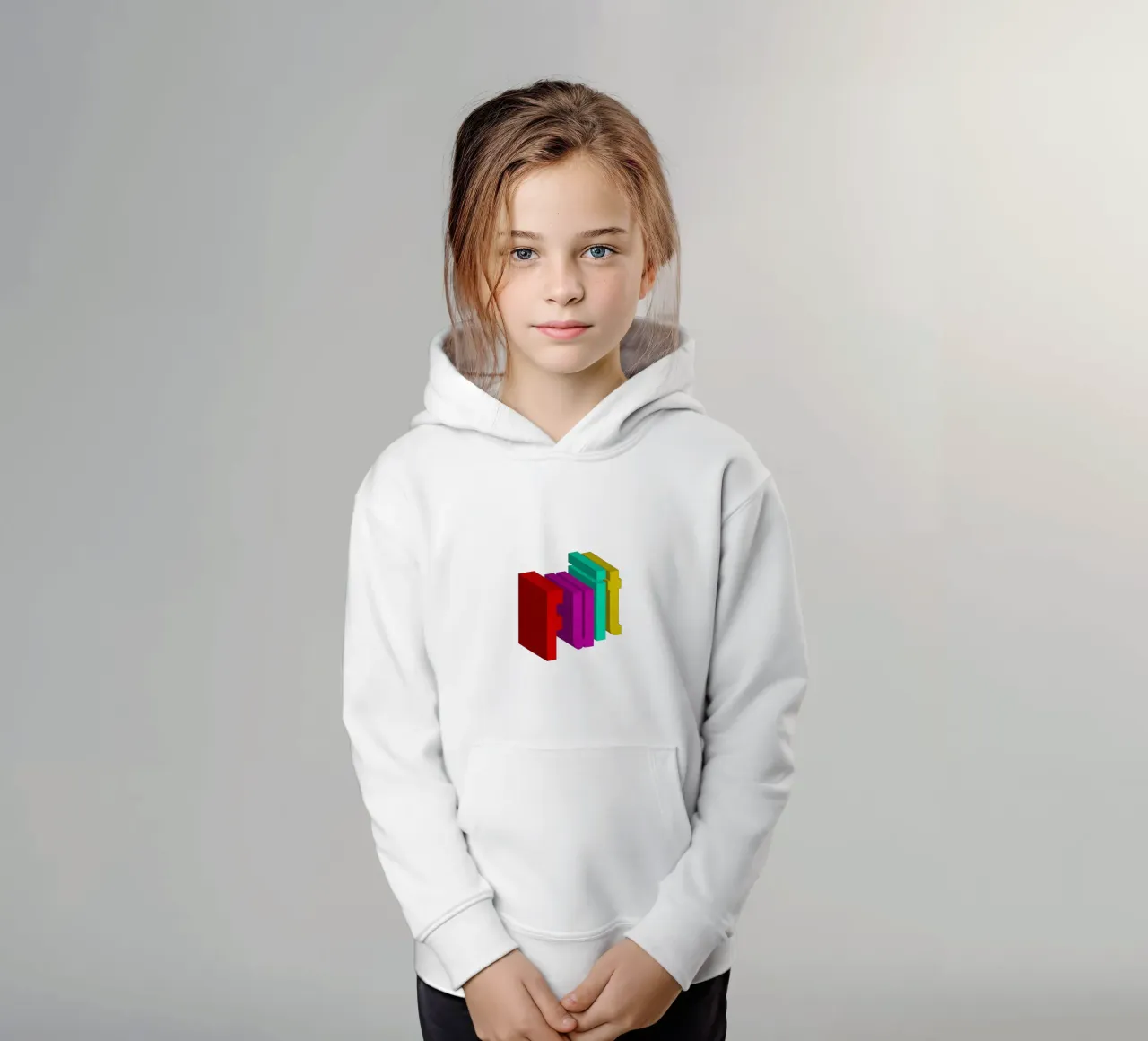 Frutta Typo Stile colorato felpa bambino con cappuccio da Urban Life